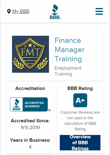 f&i better business bureau
